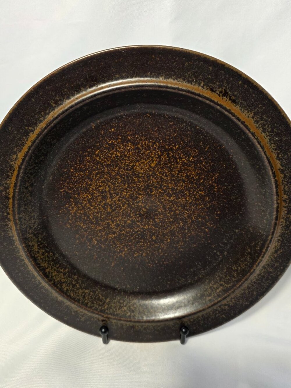 ONE Arabia of Finland Rushka Dinner Plate Light & Dark Brown Spotted